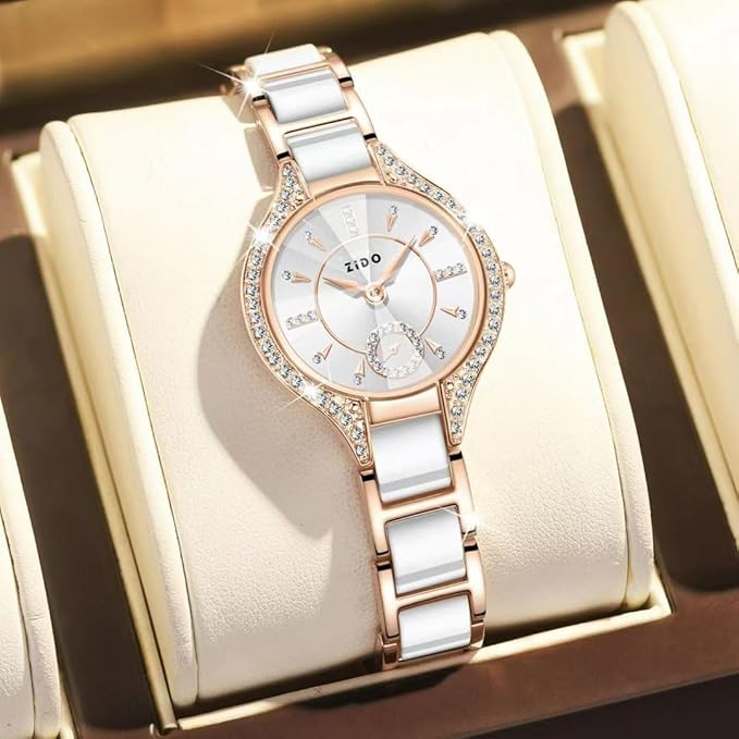 💯 ¡SOLO NUEVO!❕❗Reloj elegante de blanco marmol