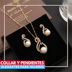 💯 ¡SOLO NUEVO!❕❗Set de Perla Dije y Pendientes